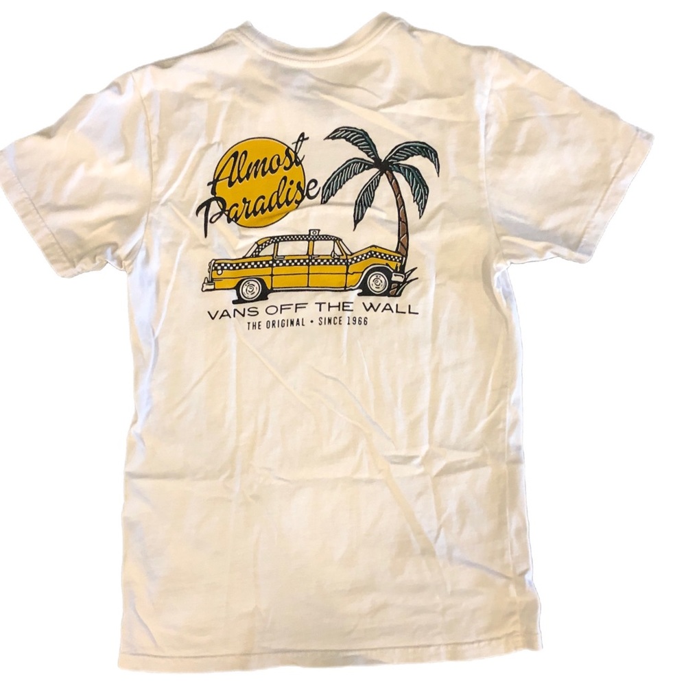 Vans Almost Paradise Yellow Cab T Shirt